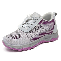 Women's Lightweight Breathable Running Shoes Lace Up Type