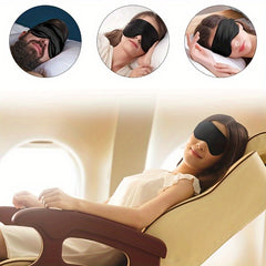 Adjustable Soft Breathable Eye Mask Blackout Blindfold for Sleep and Travel