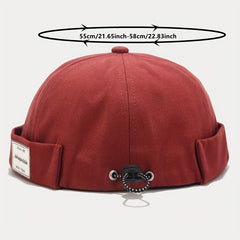 Men's Vintage Beanie Hat Hip Hop Landlord Melon Hat