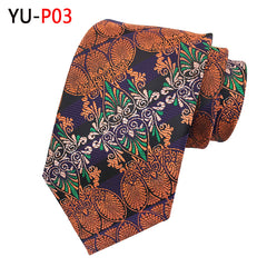 Paisley Waist Flower Men's Tie Formal Business Casual Suit Necktie