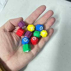 Jacks Mini Game Set Gonggi Traditional Squid Toy Exercises Hand Eye Coordination