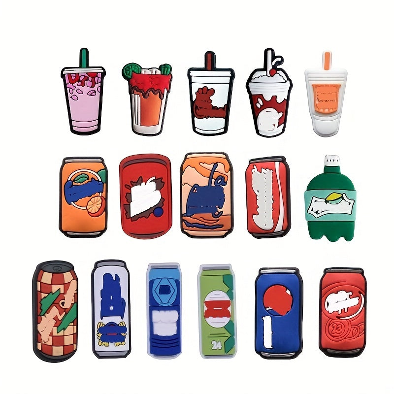 Lot Of 16-48 City Beer Drink Bottle Mexican Men Women Shoe Charms Decor