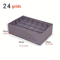 Foldable Underwear & Sock Storage Box Organizer Container