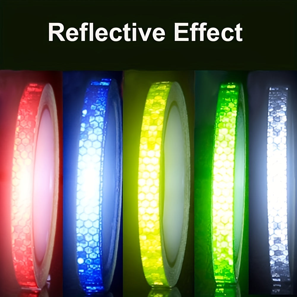 2pcs Reflective Wheel Stickers for Bikes Motorcycles
