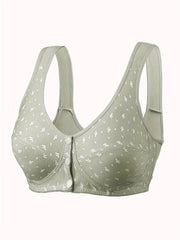Front Buckle Wireless Bra Comfy Full Coverage Women's Lingerie