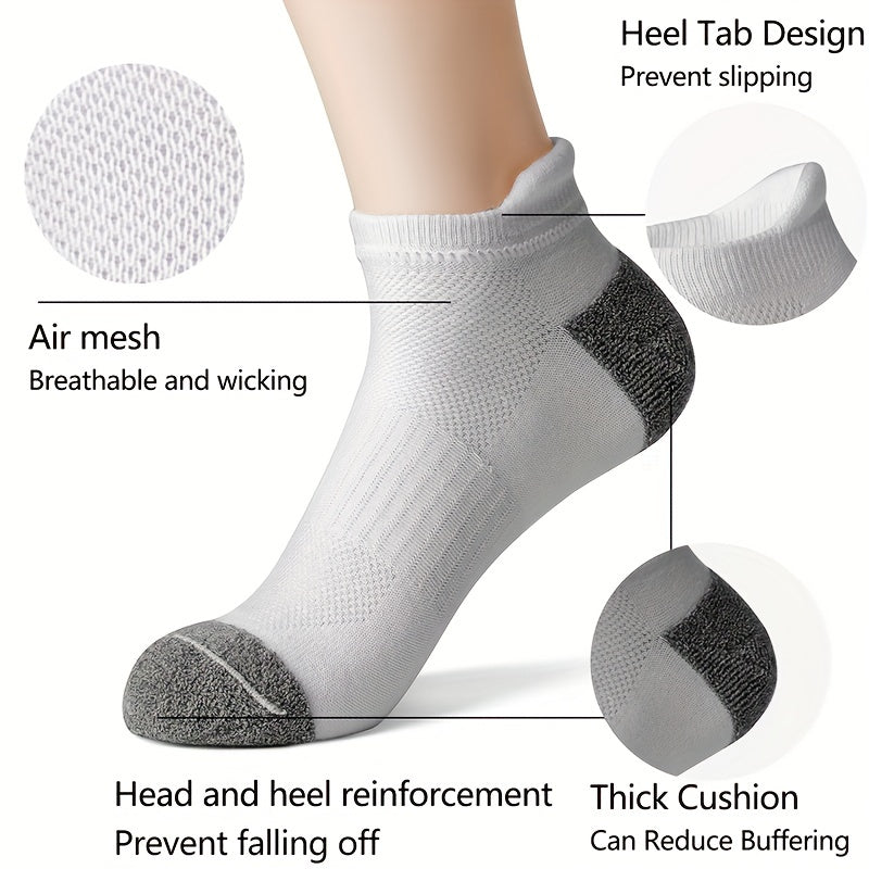 6 Pairs Comfy Breathable Short Sports Running Socks Women's Stockings