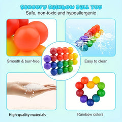 BIKILI 20pcs Sensory Fidget Toys for Kids & Adults PP Plastic Autism Toys