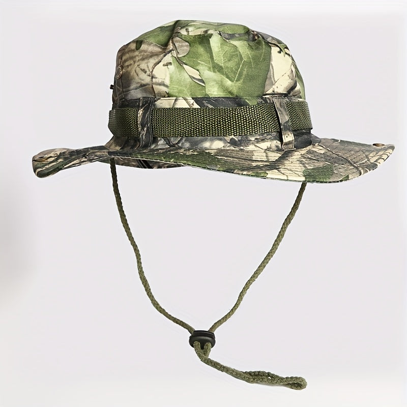 Army Green Boonie Hat Sun Protection Fishing Hat Wide Brim