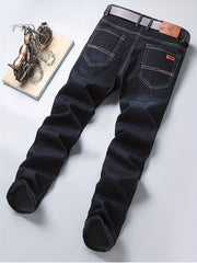 Stretch Denim Pants: Classic Semiformal Jeans