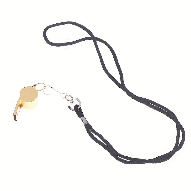 High Golden Whistle Lightning Sound Whistle Sports Lifesaving Whistle