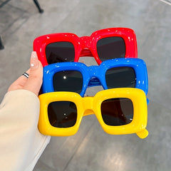 Square Inflated Lip Sunglasses UV400