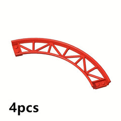 Building Block Roller Coaster Track Parts, Compatible with 25061 26559