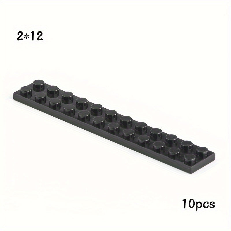 10pcs Small Particle 2445 2x12 Flat Plate Building Blocks DIY Parts