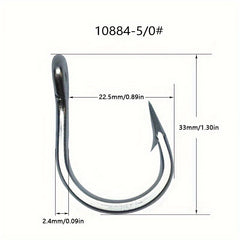 25pcs Stainless Steel Fishing Hook for Sea Fishing