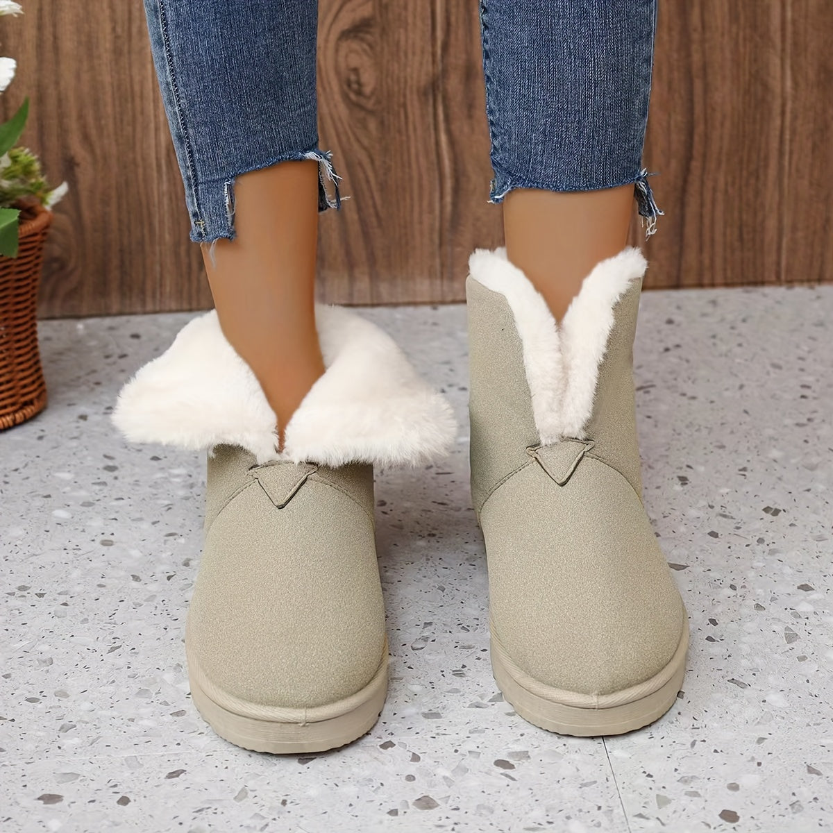 Women's Non-Slip Thermal Snow Boots - Cozy & Warm Ankle Boots
