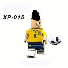 8 Football Stars Minifigures Brick Blocks for Kids