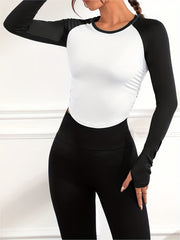 High Elastic Yoga Top Women's Fitness T-Shirt