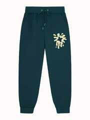 Men's Print Joggers Stretch Waist Sweatpants