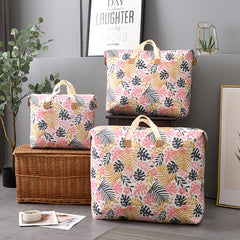 Large Capacity Storage Bag with Zipper & Handles