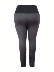 Colorblock High Rise Skinny Leggings