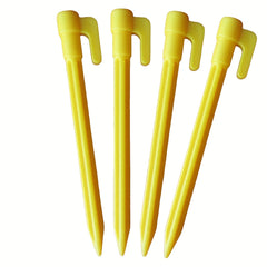 10pcs Outdoor Tent Pegs Plastic Ground Nails for Camping Hiking Tents