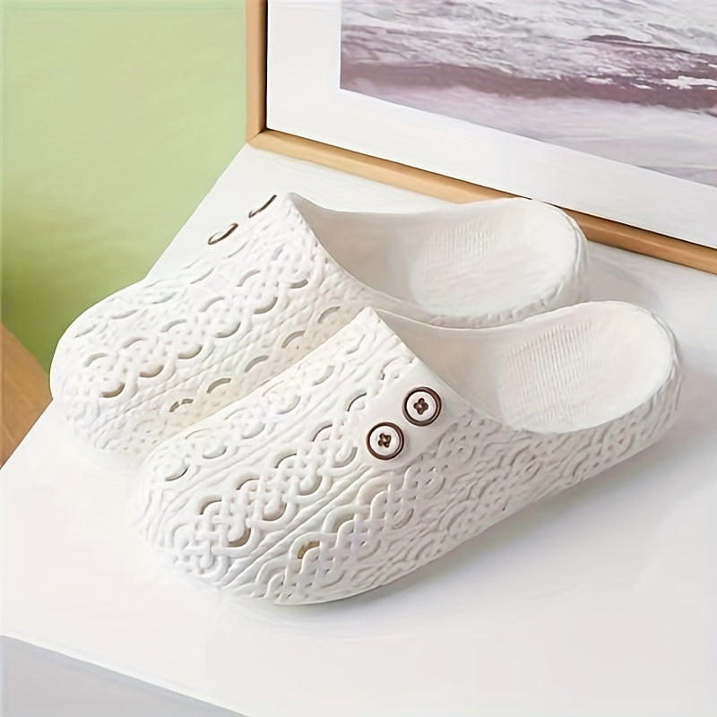 Women's Hollow Out Slides Soft Sole Shoes
