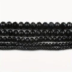 Crystal Stone Beads Rondelle Wheel Faceted Glass Spacer Beads 15in
