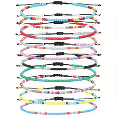 Colorful Beaded Anklet for Women - Summer Beach Style