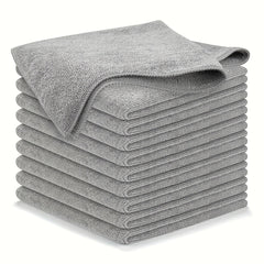 Gray Car Waxing Cleaning Towel Set
