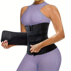 Zipper Waist Trainer Corset Belt Workout Waist Cincher Shapewear