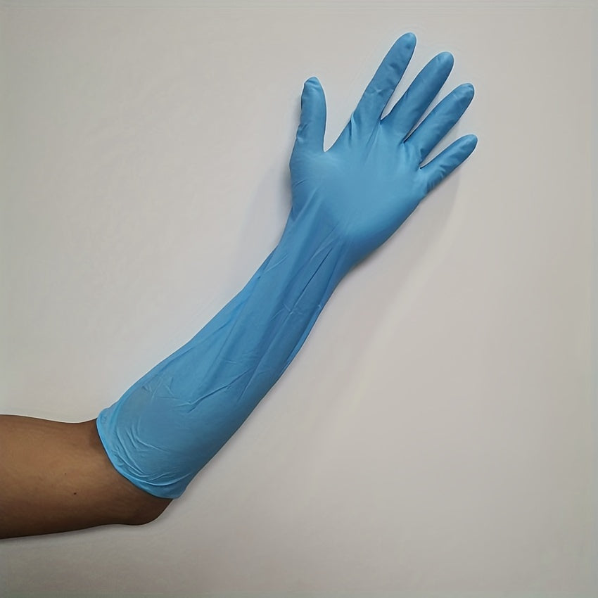 16" Thick Nitrile Gloves for Occupational Work