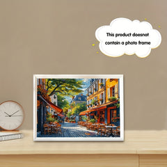1000pcs Adult Mini Puzzle Midday City Restaurant High Difficulty