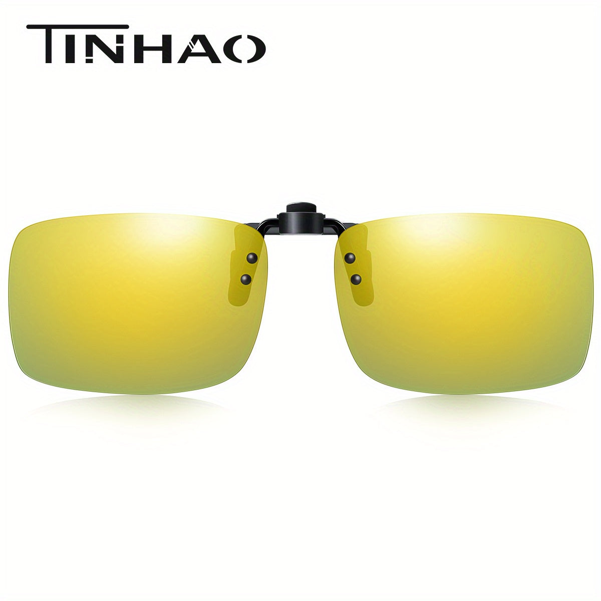 TINHAO Clip On Sunglasses Daytime & Night Vision Lenses