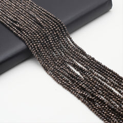 Spinel Plated Faceted Small Beads Beading Length 15''