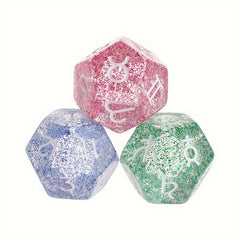 3pcs 12 Sided Astrological Dice Set For Board Game