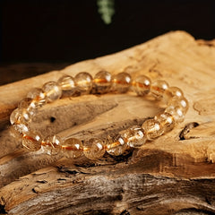 Golden Hair Crystal Bracelet Blonde Crystal Wealthy Beads Bracelet