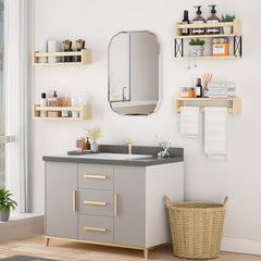 Floating Wall Bookshelves for Nursery & Playroom Decor