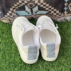 Women's Casual Solid Flat Sports Lace Up Shoes