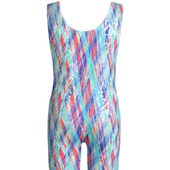 Girls Sleeveless Athletic Jumpsuit Gymnastics Practice Performance Leotards
