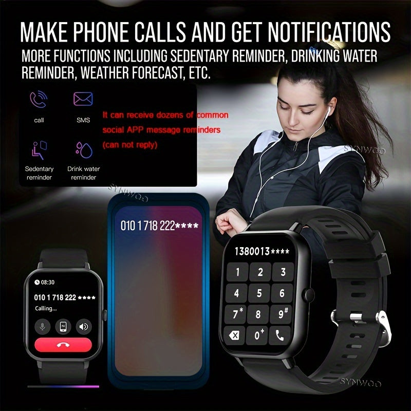 Advanced Touch Screen Sports Smart Watch with Wireless Call Answer