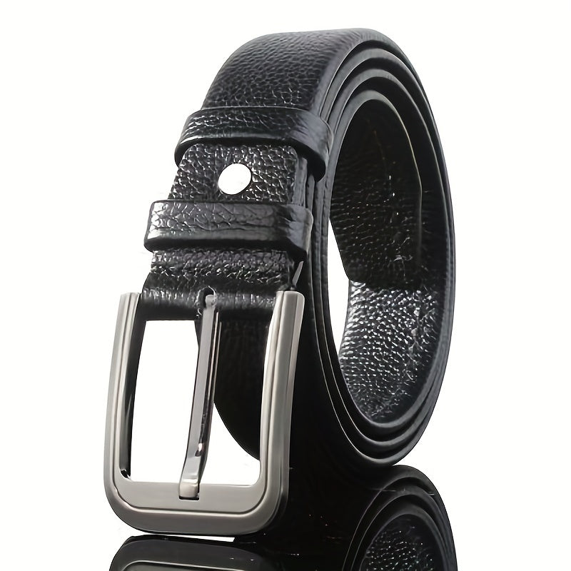 Men PU Leather Patterns Belt Husband Boyfriends Birthday