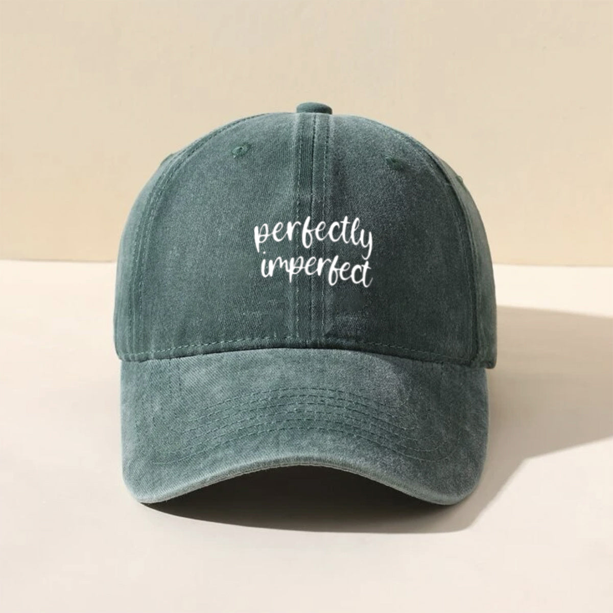 Imperfect Washed Baseball Cap Sun Hat Unisex