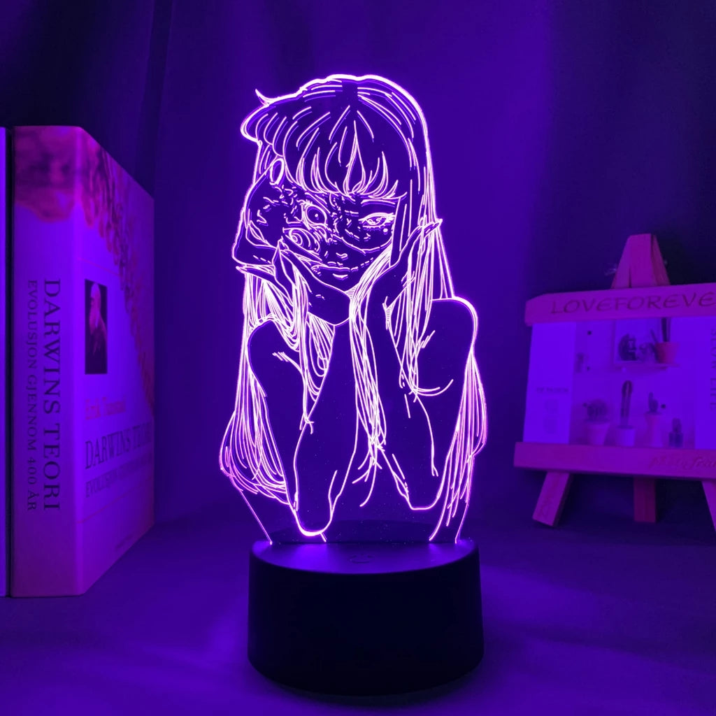 Anime 3D Lamp for Bedroom Decor Nightlight Birthday Gift