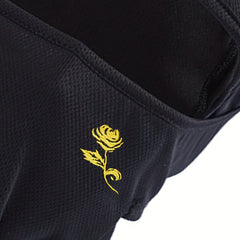 Rose Flower Print Outdoor Cycling Hat Sunscreen Windproof Headgear
