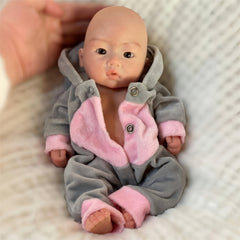10 Inch Silicone Baby Boy Reborn Doll with Visible Veins