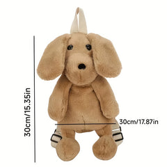 Cartoon Dog Plush Backpack for Kids