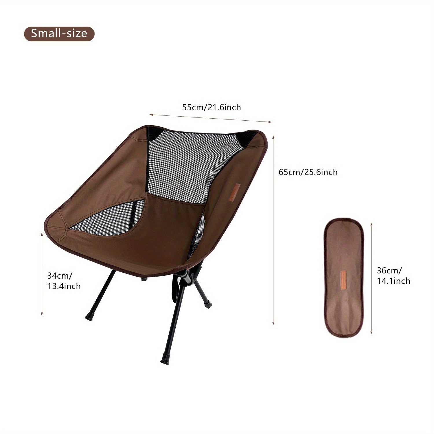 Ultralight Folding Moon Chair for Camping and Fishing