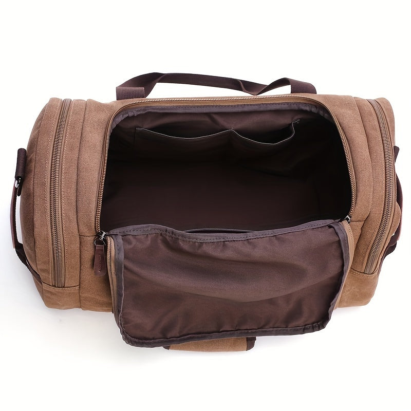 Vintage Travel Bag Tote Clothing Storage Carry On Luggage Duffel Bag