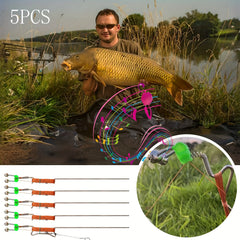 5pcs Automatic Fishing Device With Bite Alarm Ground Insert Fishing Tool