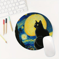 Anime Cat Mouse Pad Waterproof Desk Mousepad